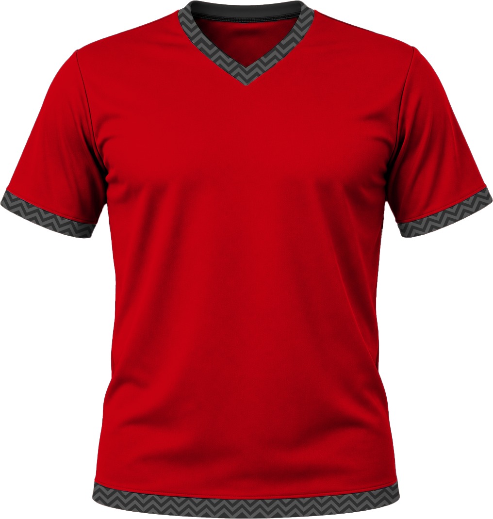 19Ten Unisex V-Neck T-shirt, Fitted Short Sleeve, Reverse Birdseye