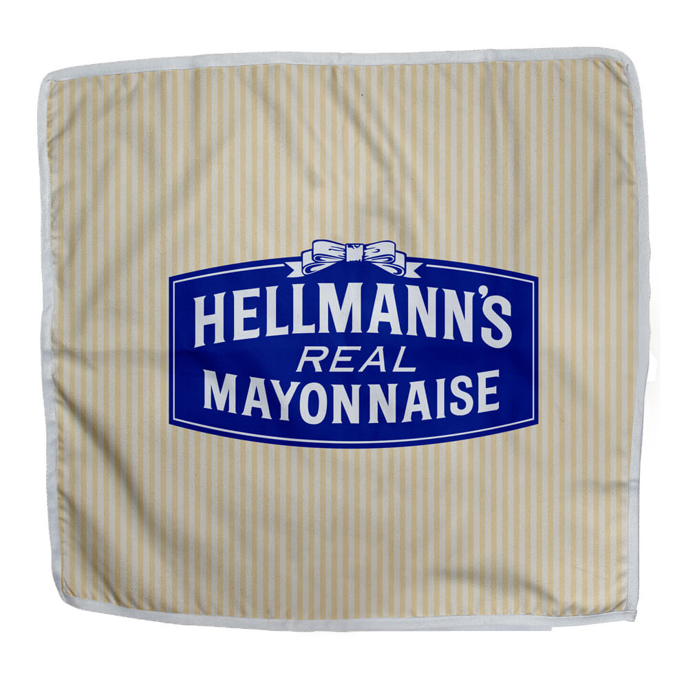 Basil Quick Drying Counter Cloth Printed S/S Binded With Petersham Webbing