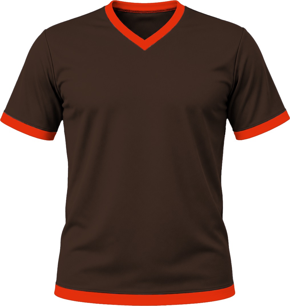Ringer Ladies V-Neck T-shirt, Fitted Short Sleeve, Birdseye