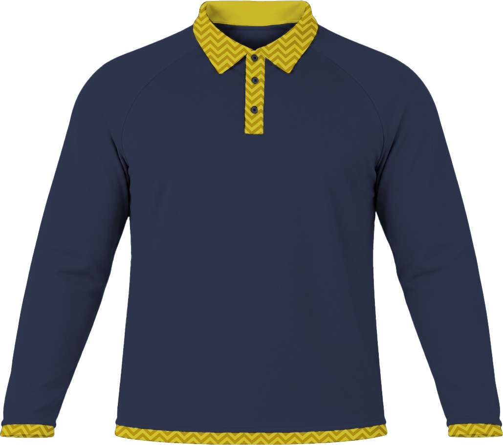 19Ten Unisex Golf Shirt, Raglan Long Sleeve, Birdseye