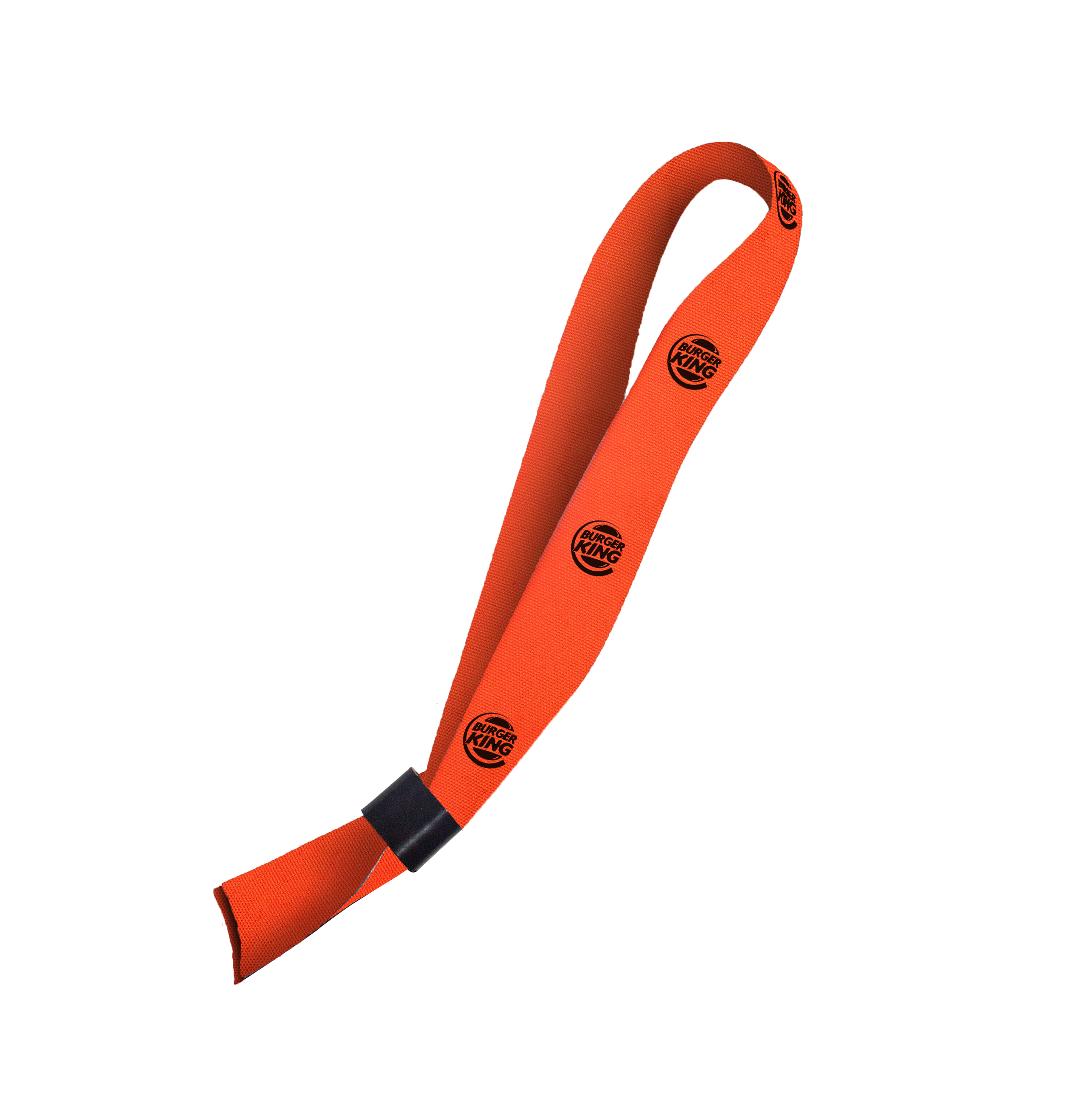 Hi-Viz Event Wristband Black Sublimation Print S/Sided with Barb Buckle