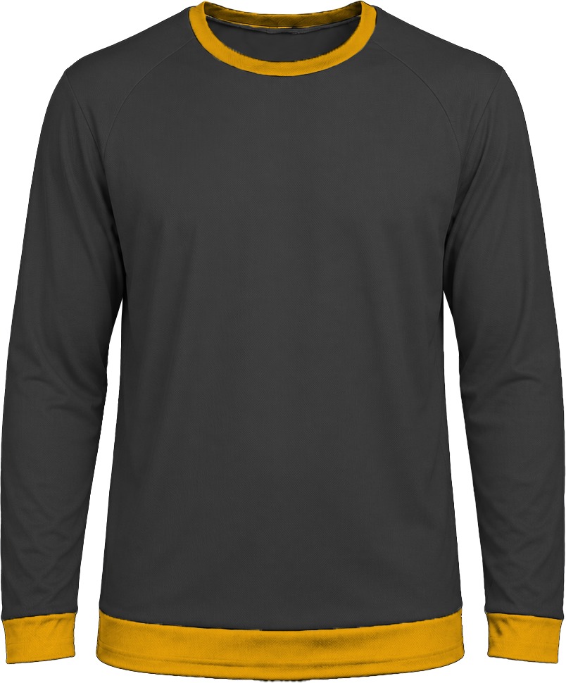 Ringer Unisex Crew Neck T-shirt, Raglan Long Sleeve, Reverse Birdseye