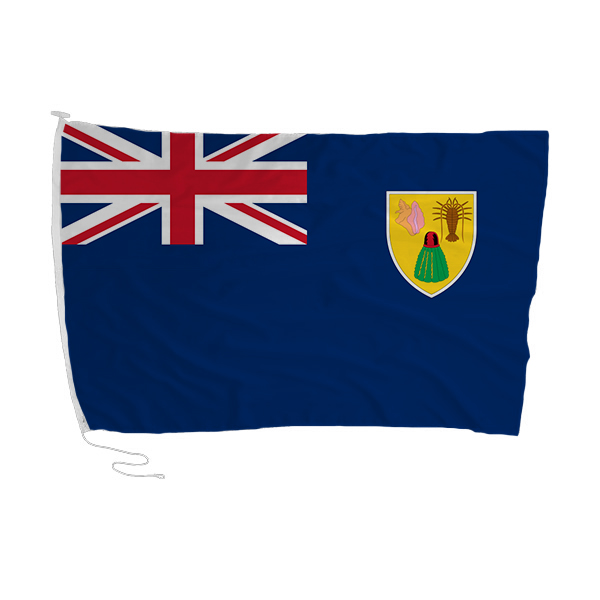 TURKS & CAICOS ISLAND FLAG 180 x 120cm