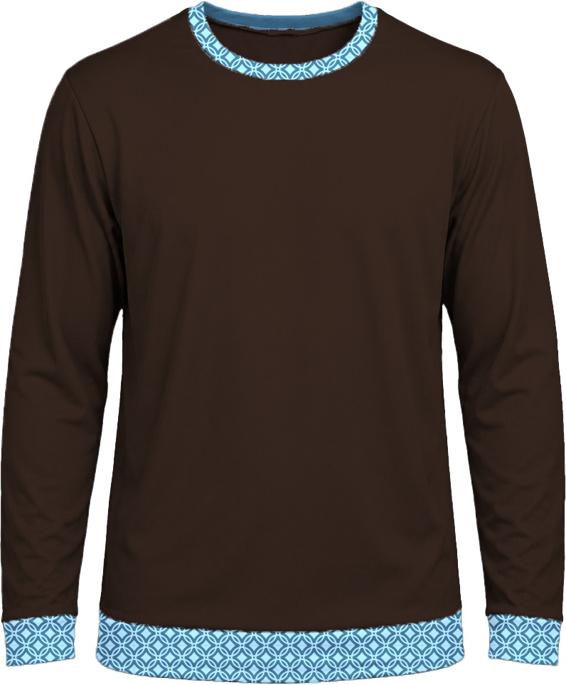19Ten Ladies Crew Neck T-shirt, Fitted Long Sleeve, Birdseye