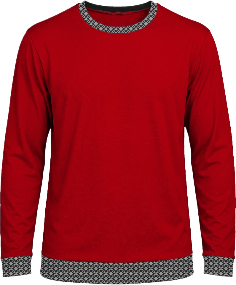 19Ten Ladies Crew Neck T-shirt, Fitted Long Sleeve, Birdseye