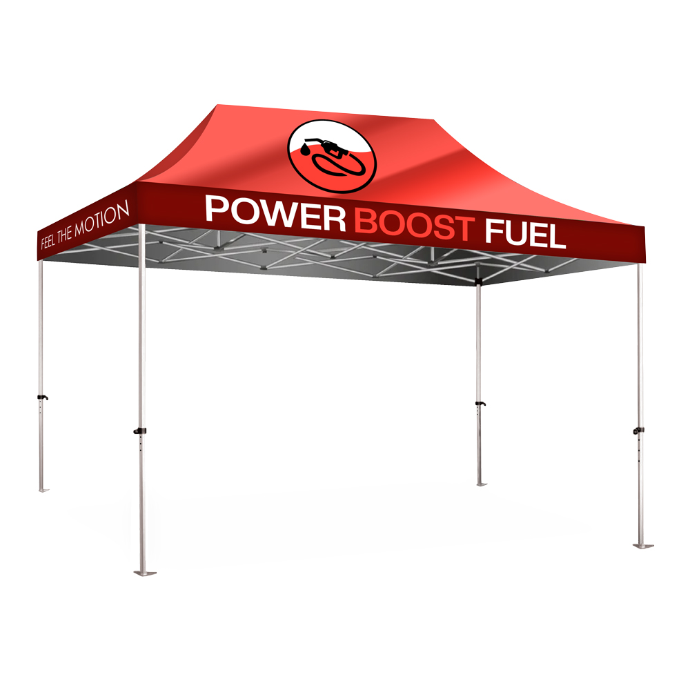 Gazebo 4.5 x 3m UV Print, Aluminium, Complete