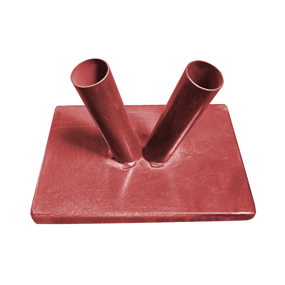 2 Pole Base Only for Indoor Poles(Brown)