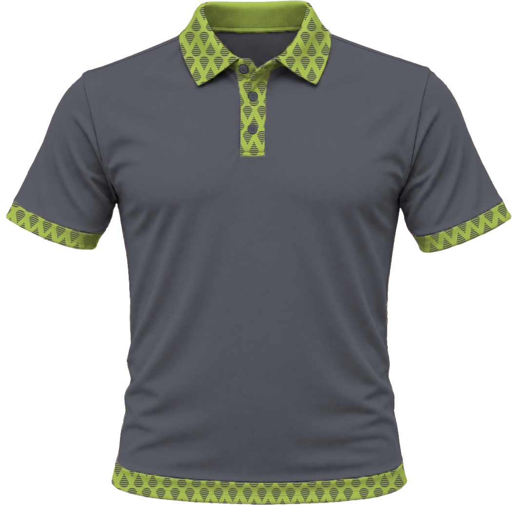 19Ten Unisex Golf Shirt, Fitted Short Sleeve, Reverse Birdseye
