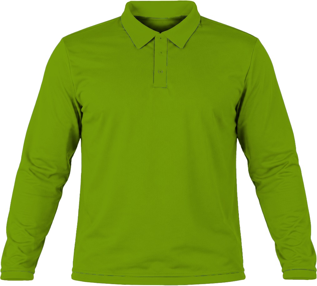 +27 Unisex Golf Shirt, Fitted Long Sleeve, Reverse Birdseye
