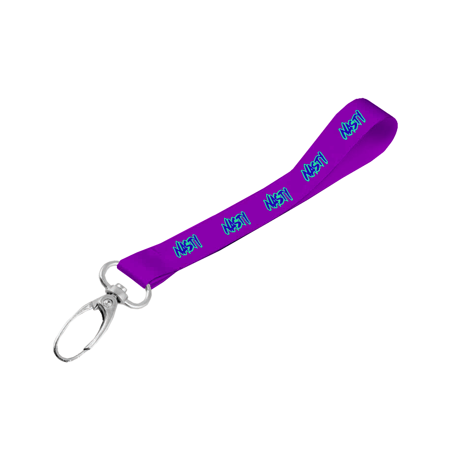 Satin Wrist Phone Strap D/Sided Print with Lobster Clip 15 x 340mm