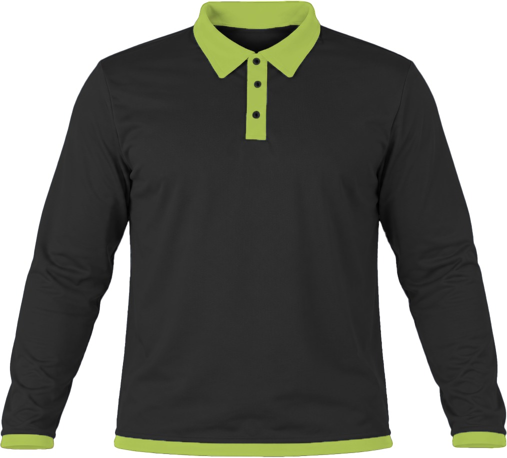 Ringer Ladies Golf Shirt, Fitted Long Sleeve, Reverse Birdseye