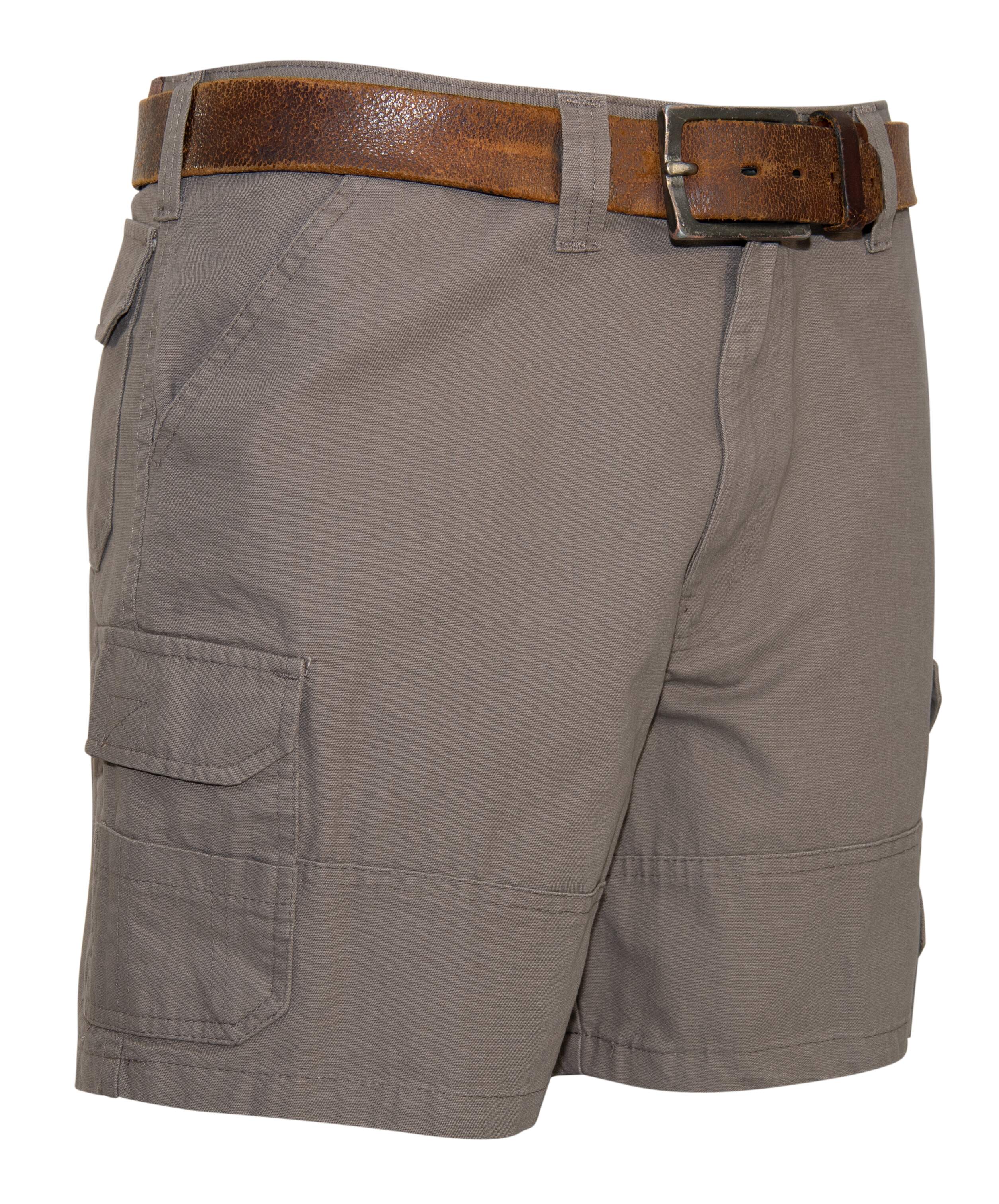 Men's Constructed Waistband Canvas Mountain Shorts
