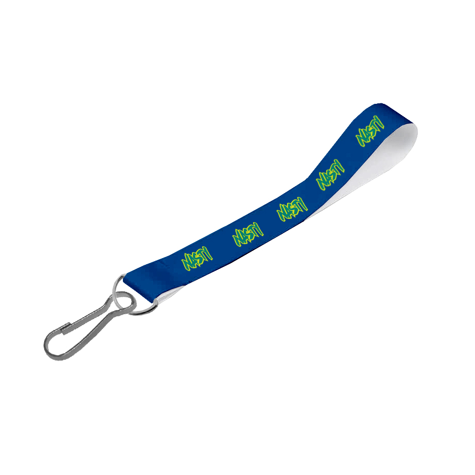 Matte Polyester Wrist Phone Strap S/Sided Print with Swivel Hook 15 x 340mm