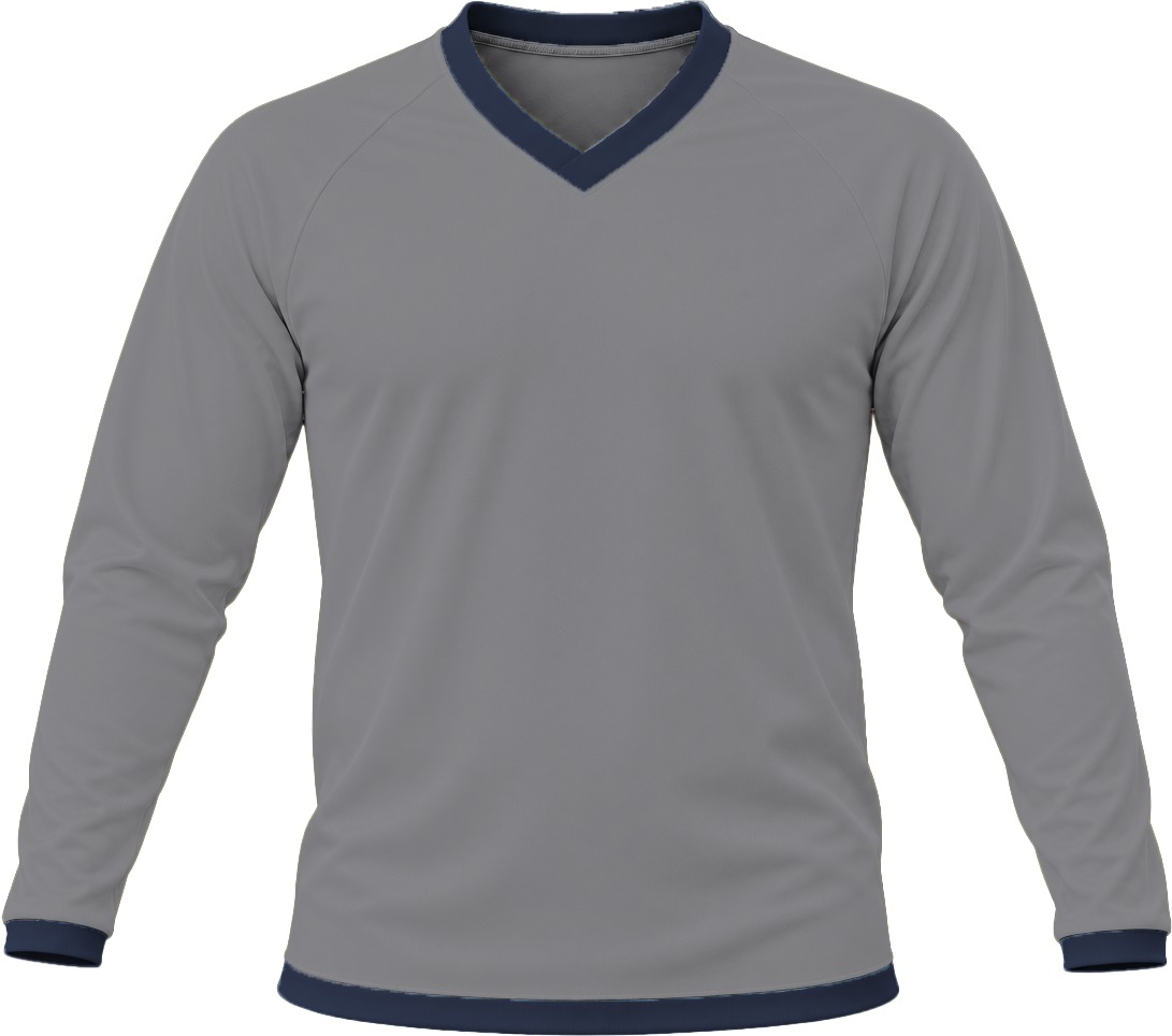 Ringer Unisex V-Neck T-shirt, Raglan Long Sleeve, Reverse Birdseye