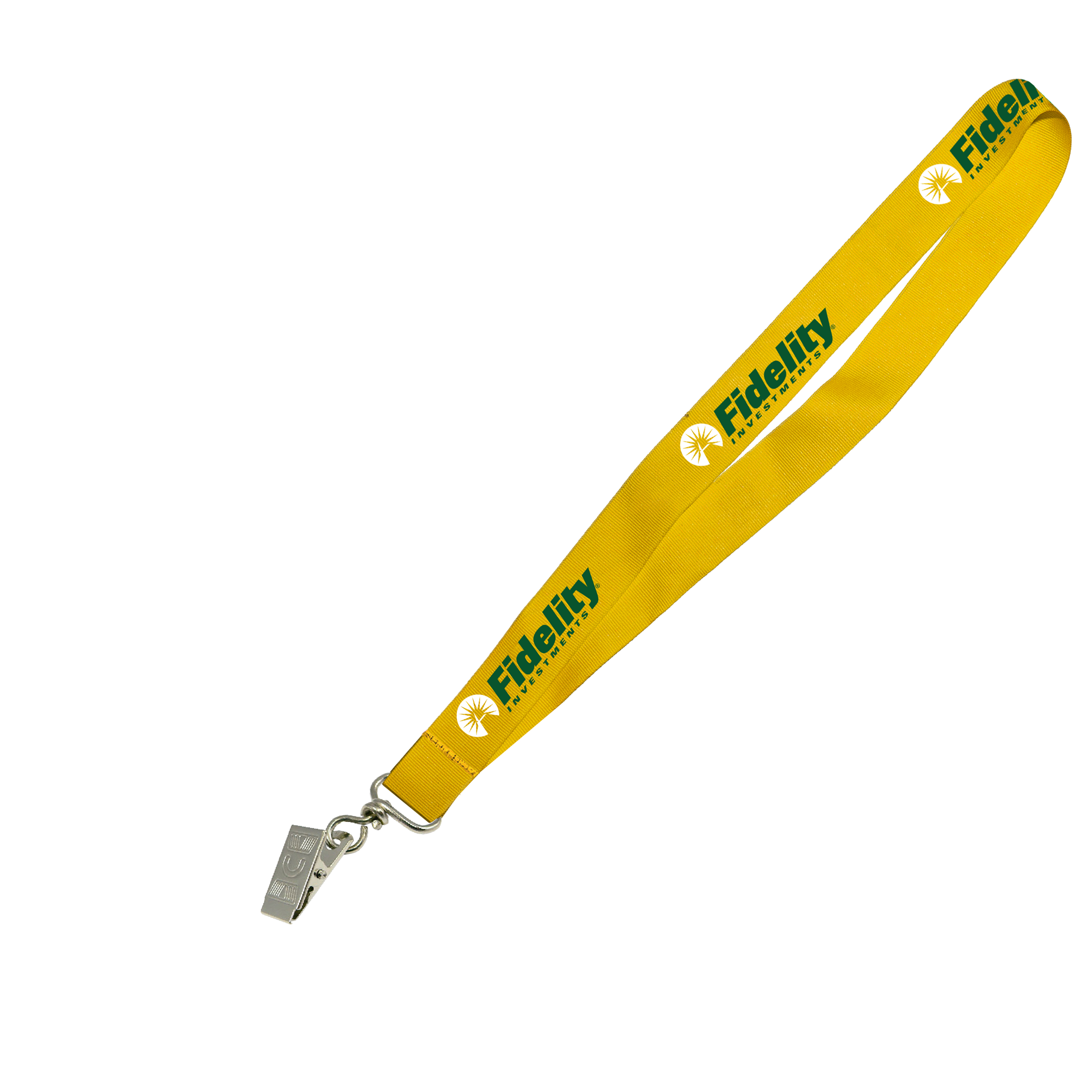 Hi-Viz Lanyard DTF Print S/Sided with Crocodile Clip