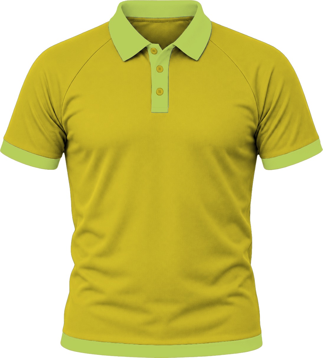 Ringer Unisex Golf Shirt, Raglan Short Sleeve, Birdseye