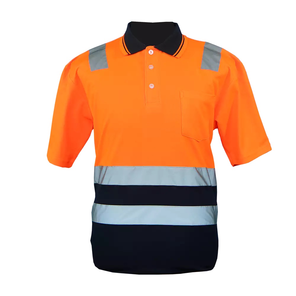 Two Tone Hi-Viz Golf Shirt