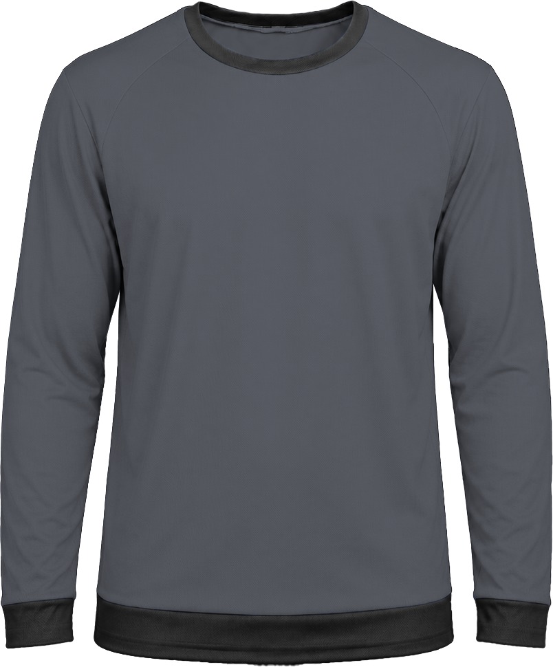 Ringer Unisex Crew Neck T-shirt, Raglan Long Sleeve, Birdseye