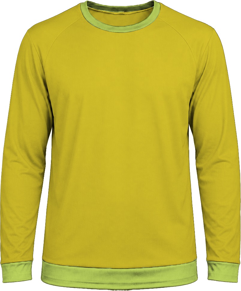 Ringer Unisex Crew Neck T-shirt, Raglan Long Sleeve, Birdseye