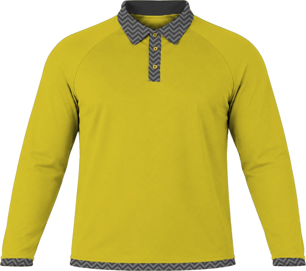 19Ten Ladies Golf Shirt, Raglan Long Sleeve, Reverse Birdseye