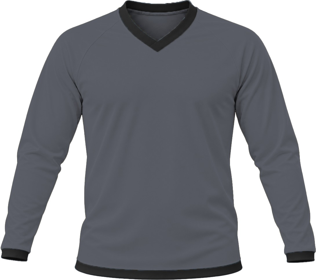 Ringer Unisex V-Neck T-shirt, Raglan Long Sleeve, Birdseye