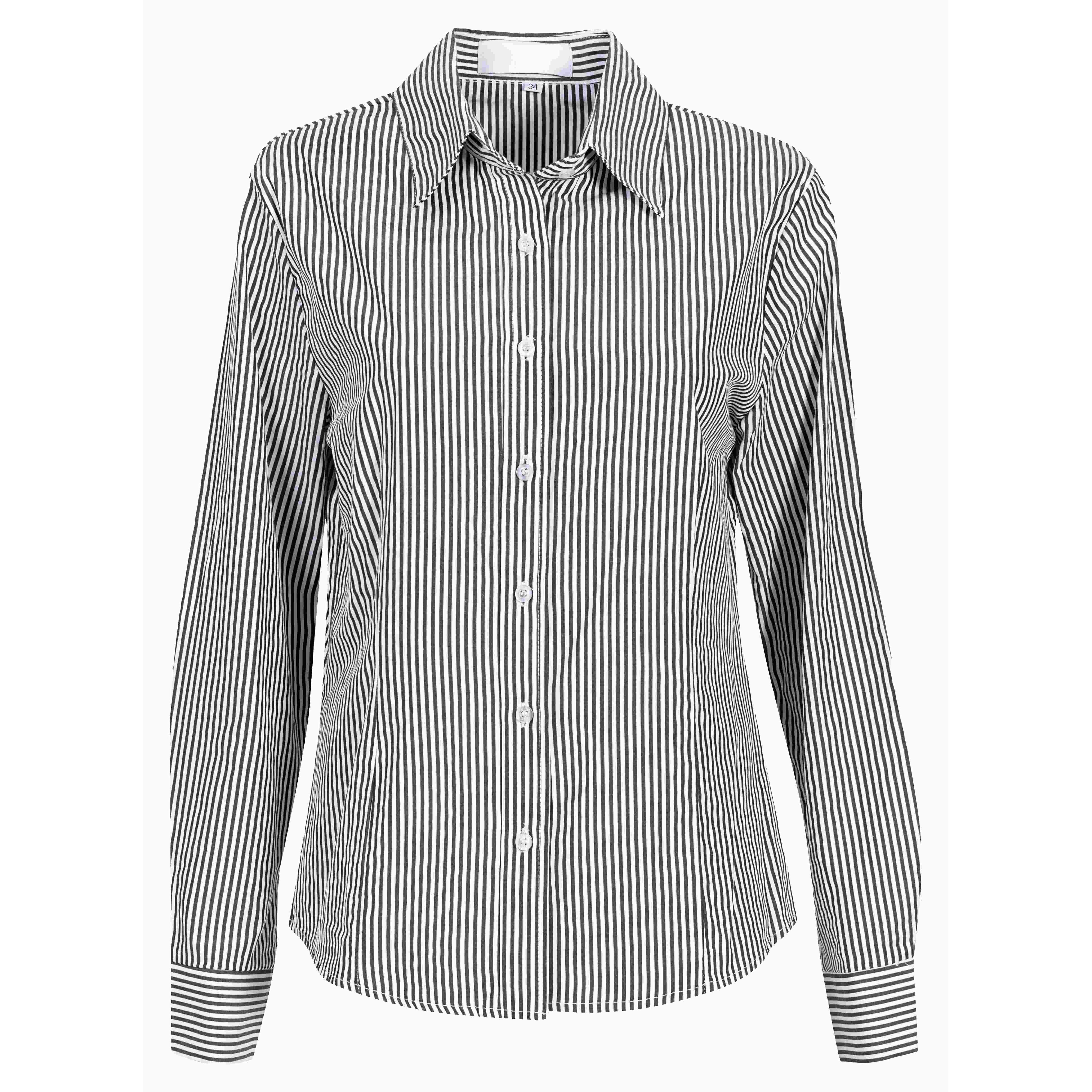 Iris Shirt - Poly Cotton (Candy Stripe)