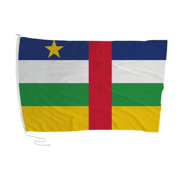 CENTRAL AFR. REP. FLAG 90 x 60cm