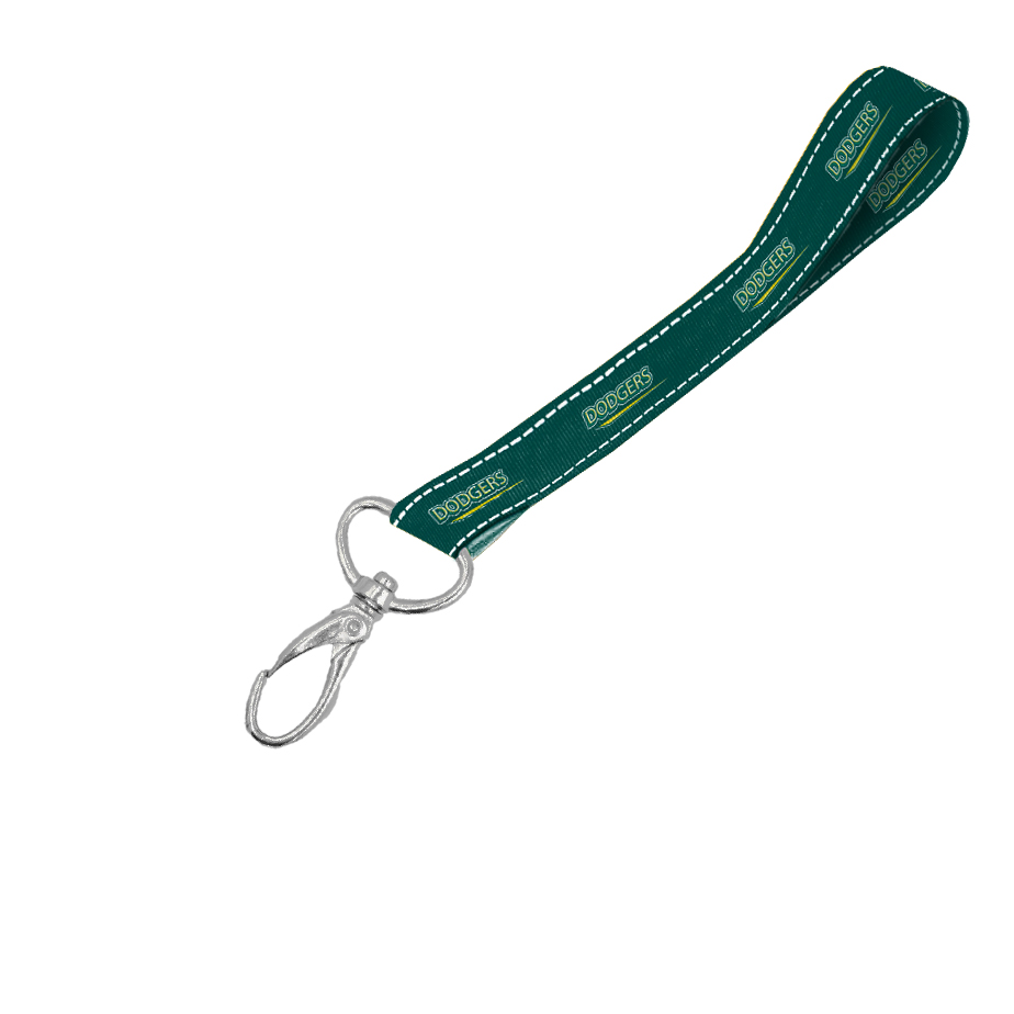 Petersham Wrist Phone Strap With Reflective Border Sublimation Print D/Sided with Lobster Clip
