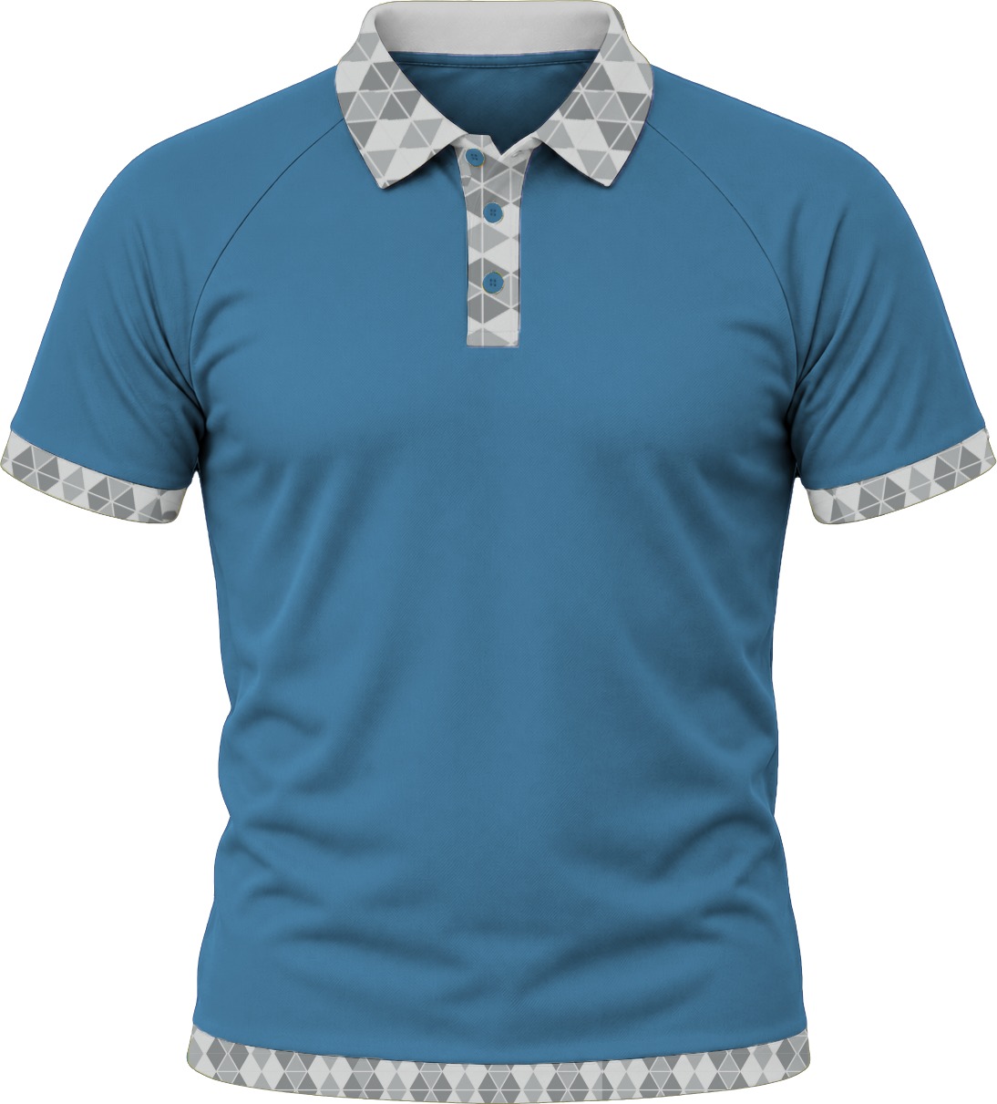 19Ten Unisex Golf Shirt, Raglan Short Sleeve, Birdseye