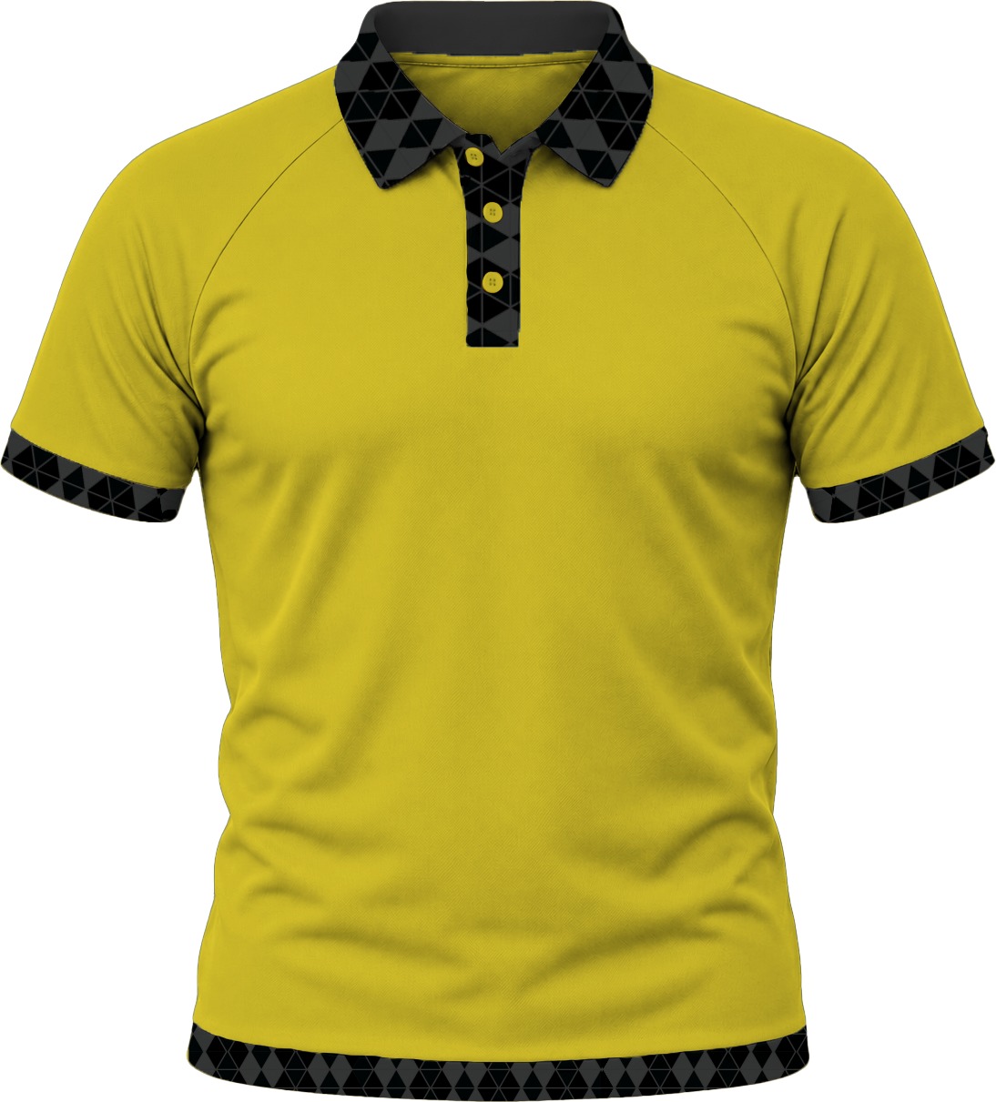 19Ten Unisex Golf Shirt, Raglan Short Sleeve, Birdseye