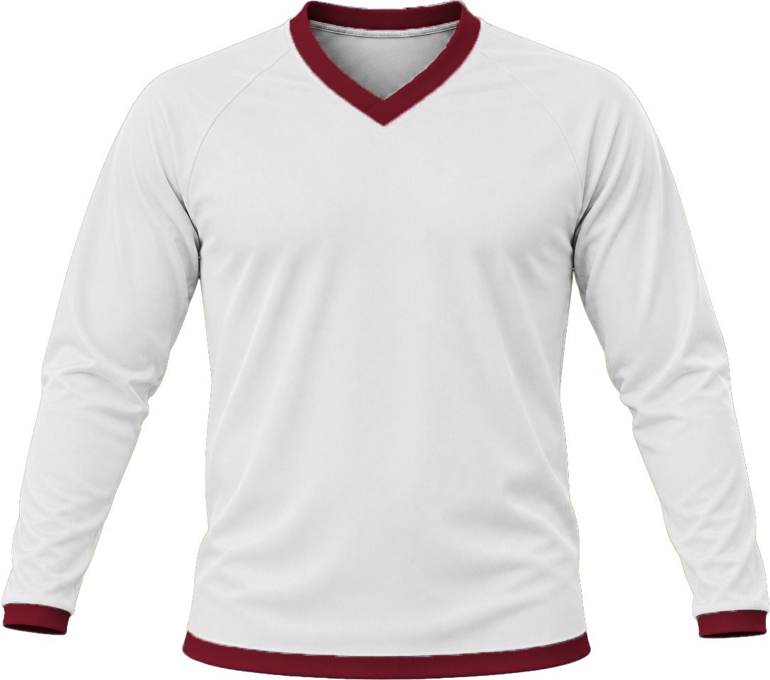 Ringer Ladies V-Neck T-shirt, Raglan Long Sleeve, Birdseye
