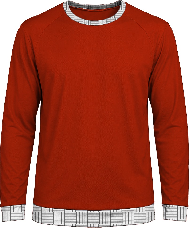 19Ten Unisex Crew Neck T-shirt, Raglan Long Sleeve, Reverse Birdseye