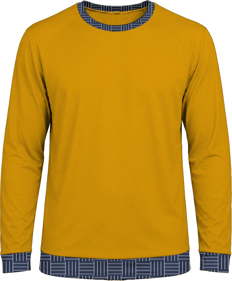 19Ten Unisex Crew Neck T-shirt, Raglan Long Sleeve, Birdseye