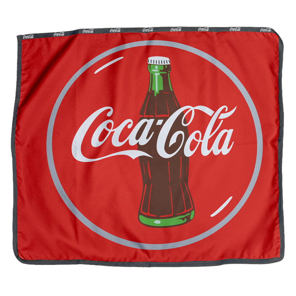 Azolla Quick Drying Kitchen Dish Cloth S/S Print Binded With Personalised Branded Petersham Webbing