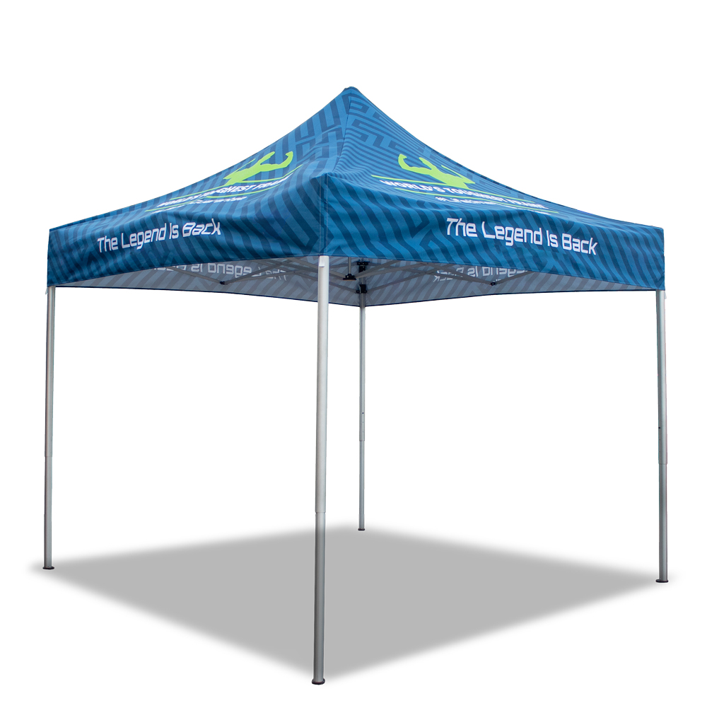 World's Toughest Gazebo 3 x 3m, UV Print, Aluminium, Complete