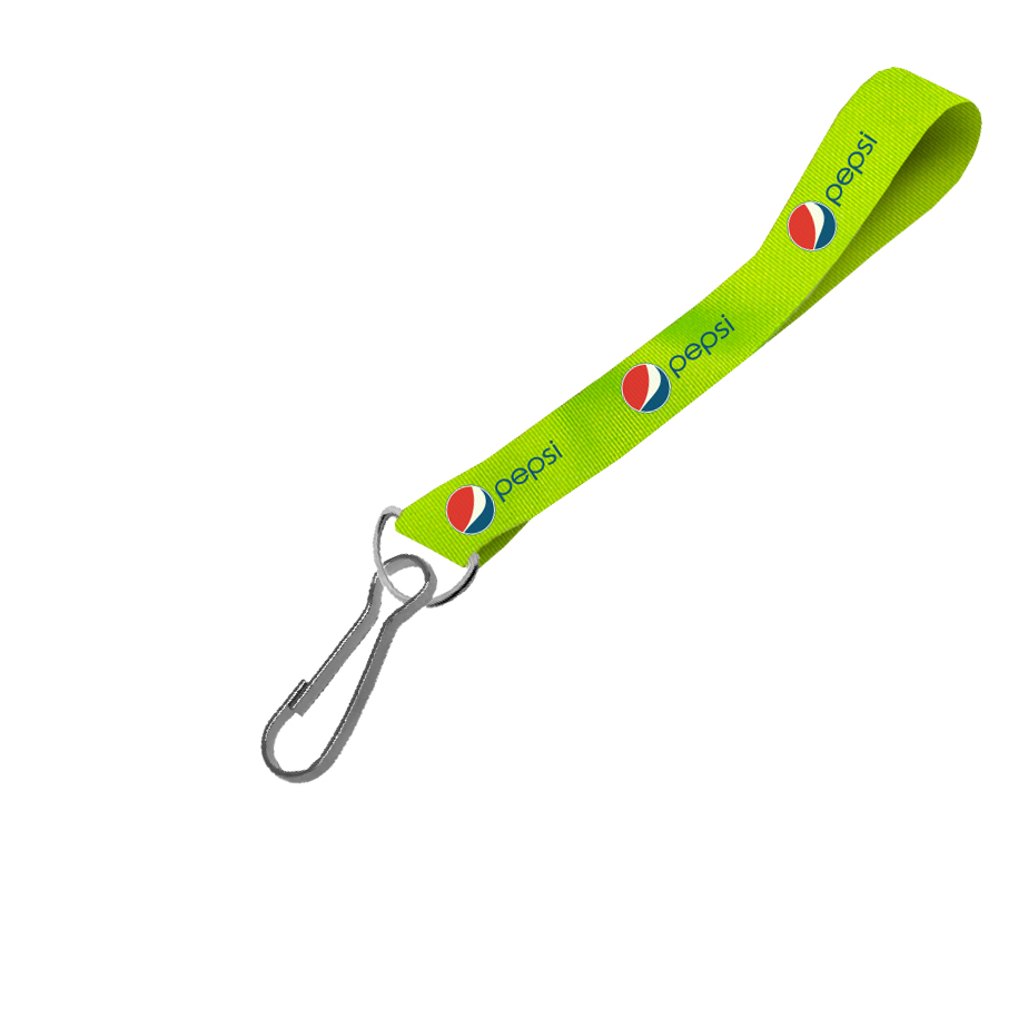 Hi-Viz Wrist Phone Strap DTF Print S/Sided with Swivel Hook