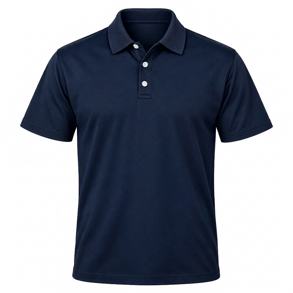 Men's Yale Golf Shirt, Fitted Short Sleeve, 160g Cotton, Knitted Collar