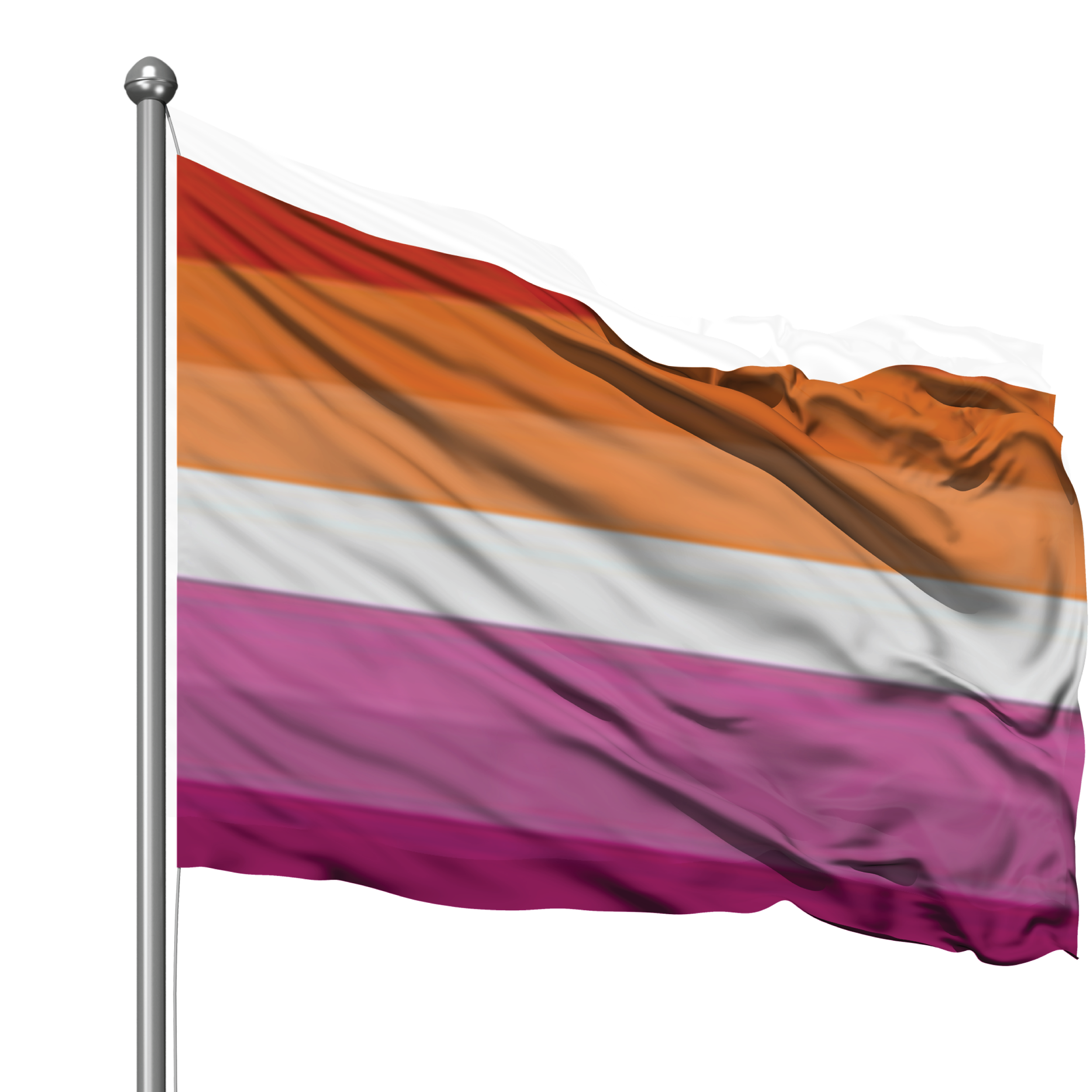 LESBIAN FLAG 180 x 120cm (display fabric)