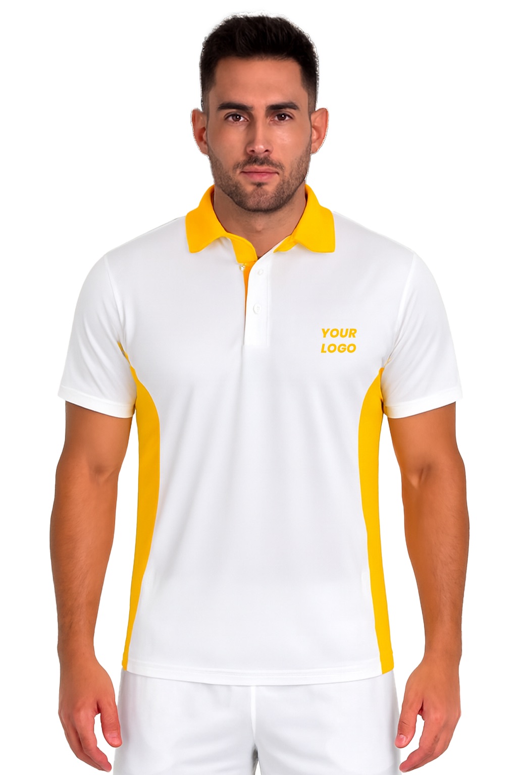 Contrast Side Panels Golfer