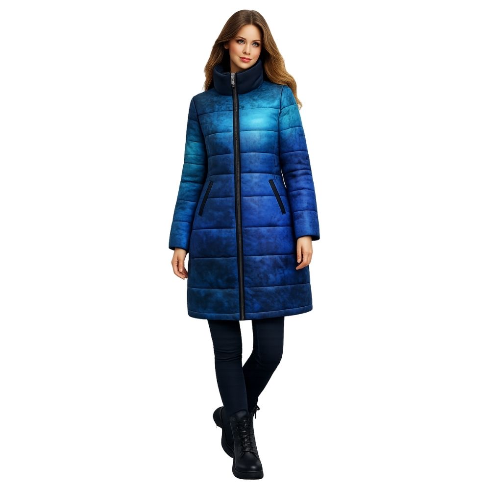 Dye Sublimated Riptech Long Puffer Jacket