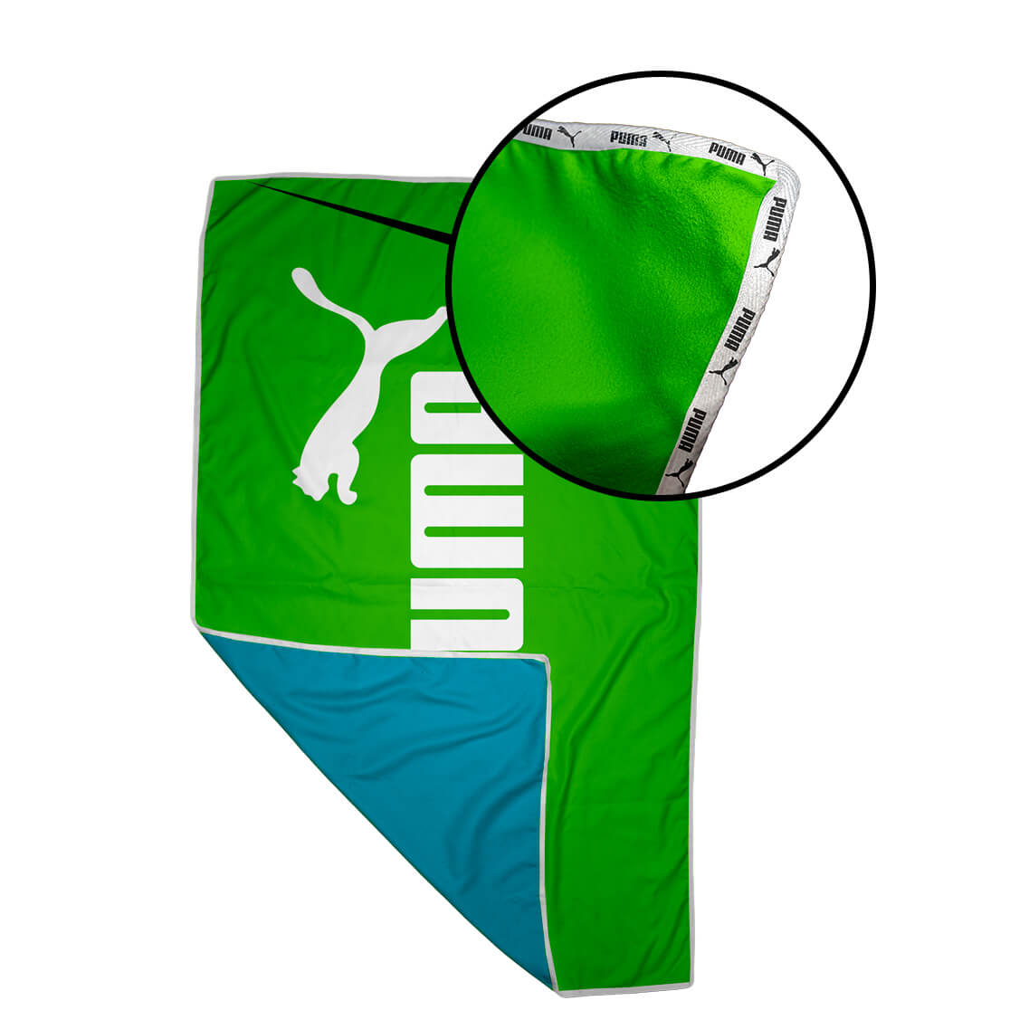 Sea Oats Quick Drying Extra Large Beach Towel D/S Print Binded With Personalised Branded Petersham Webbing