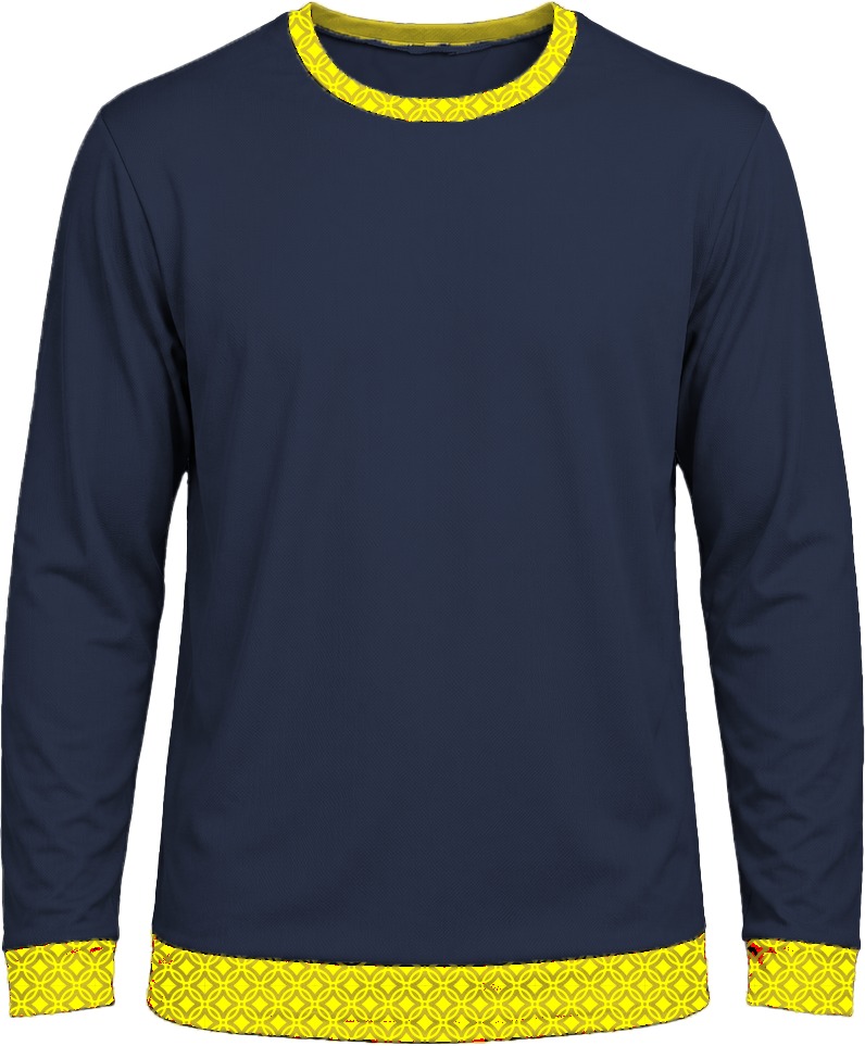 19Ten Kiddies Crew Neck T-shirt, Fitted Long Sleeve, Birdseye