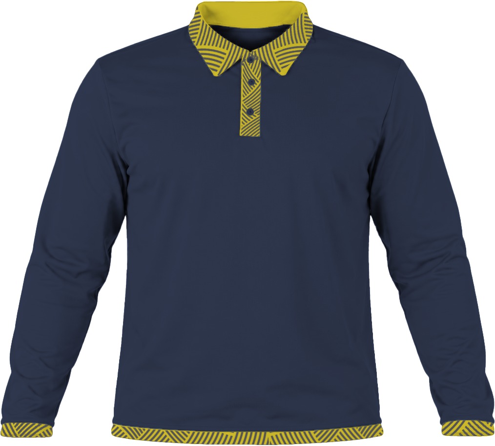 19Ten Ladies Golf Shirt, Fitted Long Sleeve, Reverse Birdseye