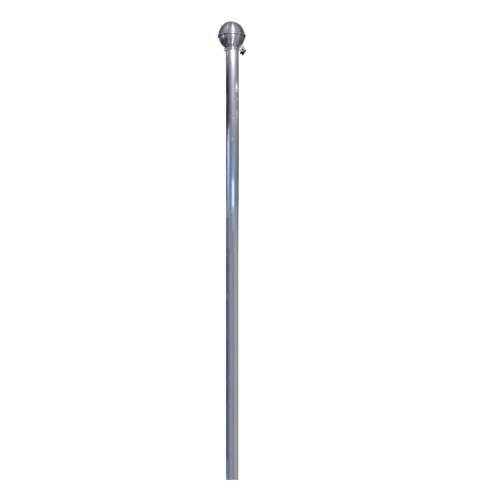 Ground Mounted Flagpole 7.5m - including installation (one unit)