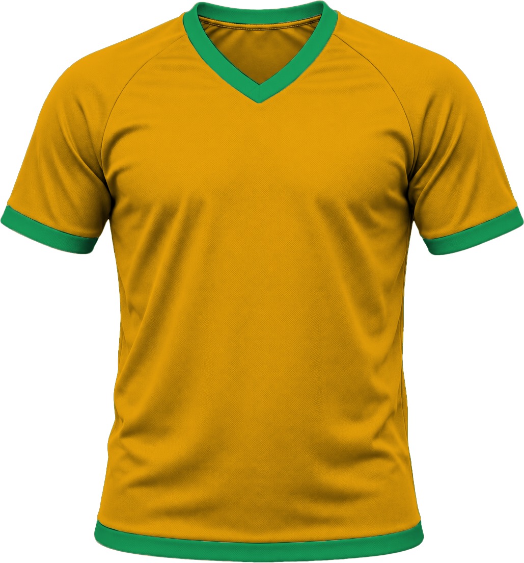 Ringer Unisex V-Neck T-shirt, Raglan Short Sleeve, Birdseye