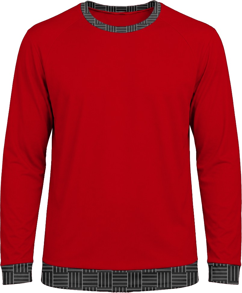 19Ten Ladies Crew Neck T-shirt, Raglan Long Sleeve, Birdseye