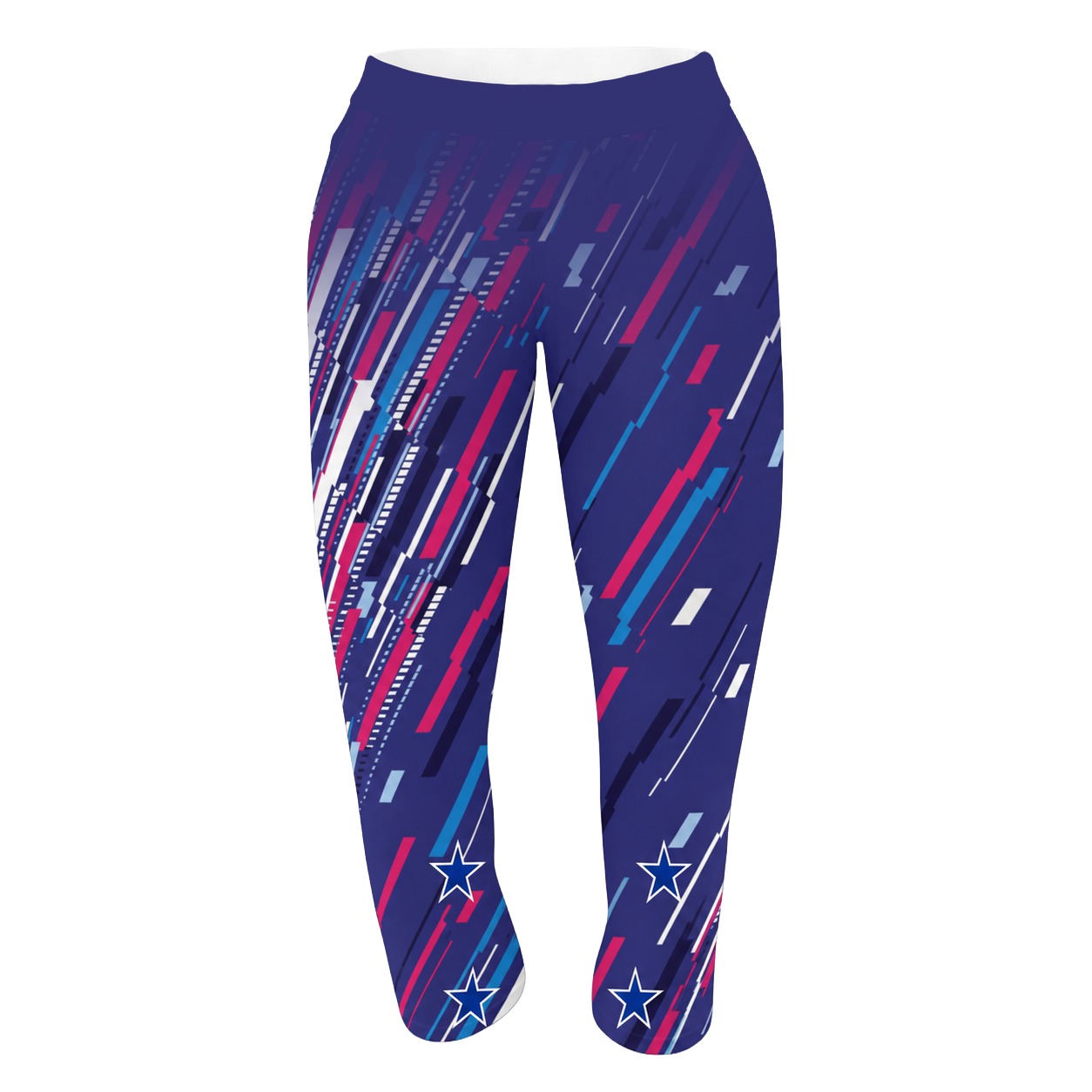 Dye Sub Ladies Tights, 3/4 Length