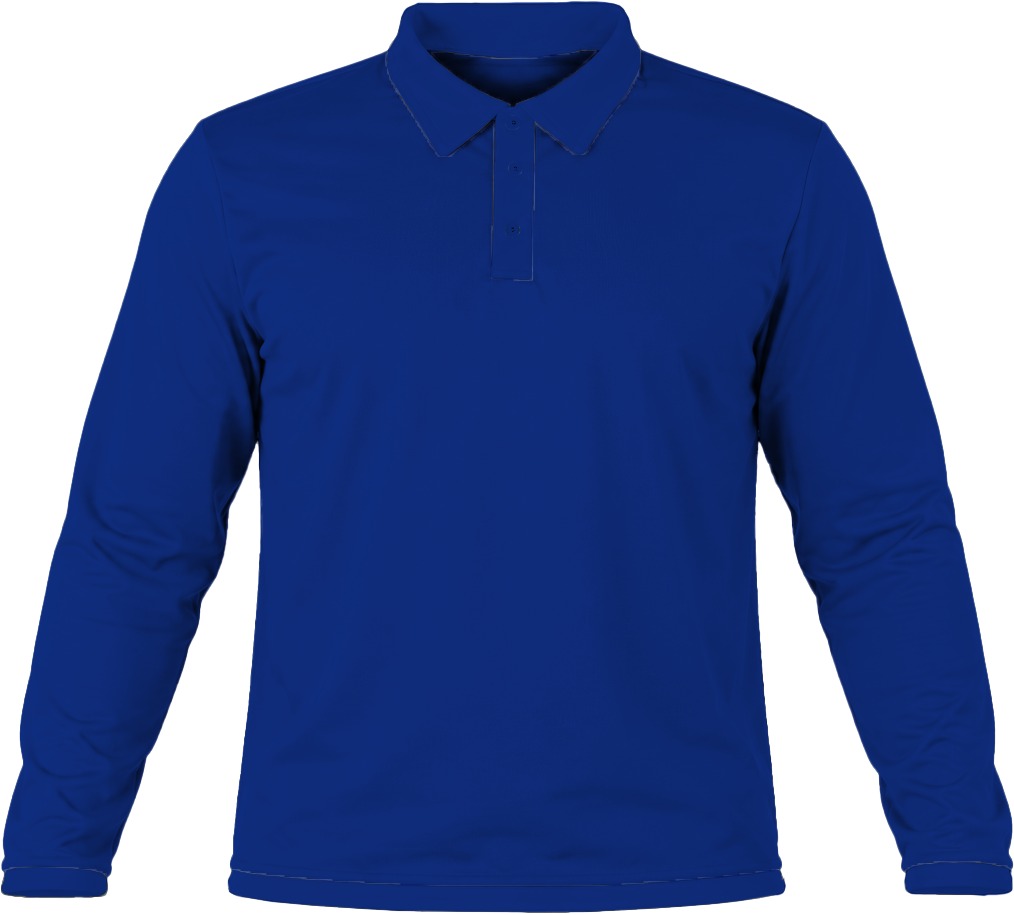 +27 Kiddies Golf Shirt, Fitted Long Sleeve, Reverse Birdseye