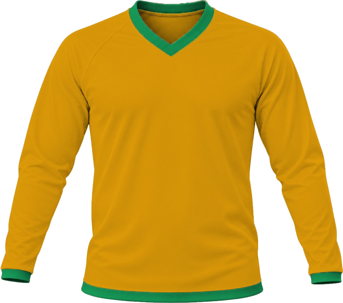 Ringer Unisex V-Neck T-shirt, Raglan Long Sleeve, Reverse Birdseye
