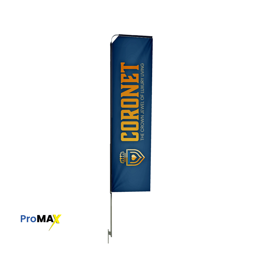 Professional display hardware Telescopic Banner 3m Double sided, Skin Only